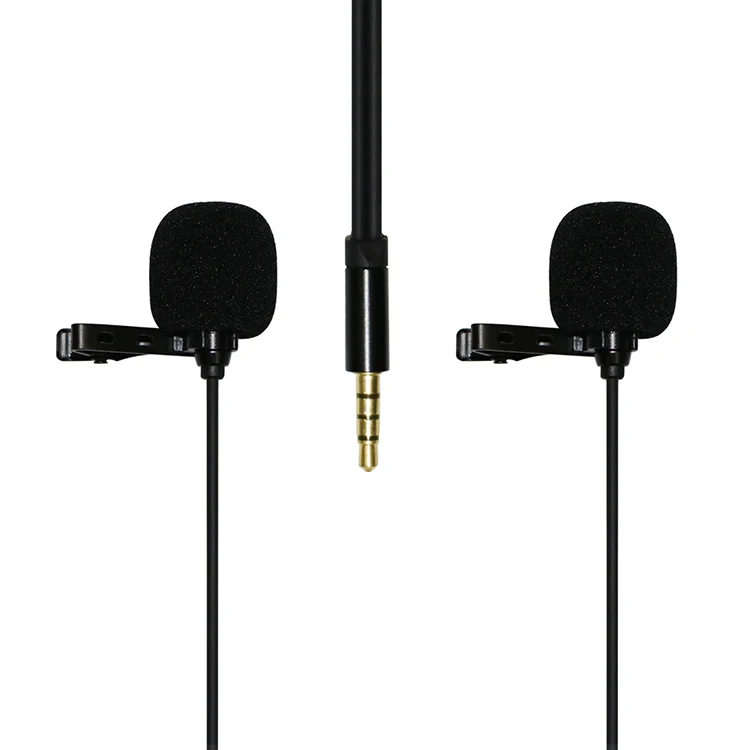 new design S515M 1.5M dual mic lavalier Microphone for phone, tablet, laptop - ANKUX Tech Co., Ltd