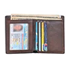 Vintage ,Taned leather Mens Slim Bifold Wallet RFID Thin Front Pocket Wallet Genuine Leather,
