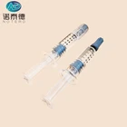 Prefilled dab applicator 1ml luer lock cbd oil borosilicate glass syringe
