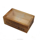 Wood handmade crafts gift packaging box with sliding lid / wooden tea box / wine box custom wooden box with logo