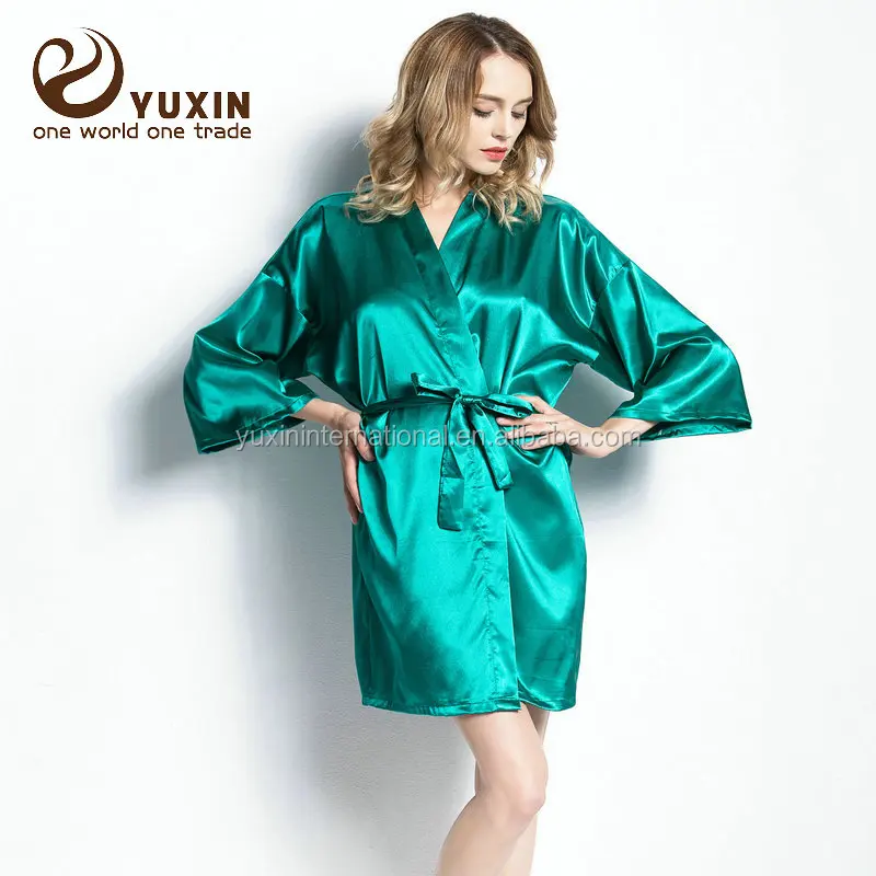 bridesmaid gift High quality Satin robe long sleeves spandex SR007, 126 colors
bridesmaid gift High quality Satin robe long sleeves spandex SR007, 126 colors