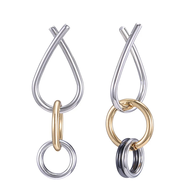 Metal Mix Colors Round Circles Drop Earrings For Women Elegant Fashion Creative Earrings Jewelry (KDR042), Same as the picture
Metal Mix Colors Round Circles Drop Earrings For Women Elegant Fashion Creative Earrings Jewelry (KDR042), Same as the picture