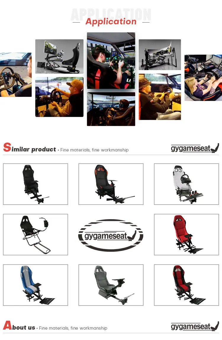 3d Game Machine Sim Racing Cockpit Driver Simulator Playstation Chair For Logitech G25 G27 G29
