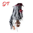 hanging electrified animatronic ir motion sensor foot pad halloween animated props