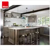 Custom design maple solid wood kitchen cabinets