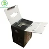custom printed product packing corrugated box with plastic handle