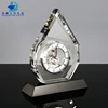 China Supplier New Design Crystal Desk Clock For Souvenir Gift