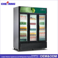 3 Door Supermarket Display Chiller Guangzhou