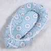 2019 New arrival baby crib bumpers pad knot nursery bedding 100 cotton portable nest