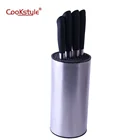 Stainless Steel Universal Round Soft Touch Knife Holder