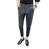 african wedding suit pants for men solid red color fashion design slim fit style custom logo
african wedding suit pants for men solid red color fashion design slim fit style custom logo