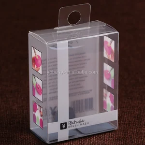 transparent clear hard offset printing acetate plastic pvc box