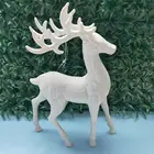 China wholesale Dongguan outdoor decorative deer white Christmas plastic deer