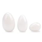 Gemstone Natural Stone High Quality Natural Stone 3 Pcs Set Jade Yoni Eggs with Box for Women Gifts