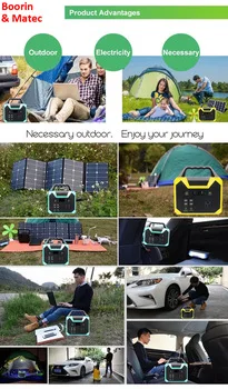 Factory outlet 100W UPS Modified sine wave lithium battery inverter generator power bank station by solar charging for home - ANKUX.COM