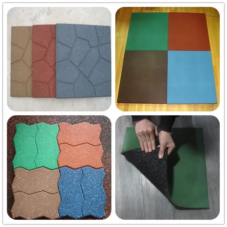 Rubber tiles
