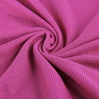 100% polyester double knit fabric for cloth waffle fabric jersey fabric
