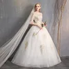 Marriage simple and simple models slim white wedding dress 2019 new lace wedding gold jewelry adjustment strap wedding dress