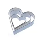 special gift stainless steel Heart shape cute cookie cutter set/cake cutter/special gift