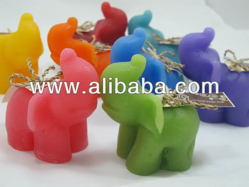 gifts & crafts  candle  elephant candle  wax elephant candle  50