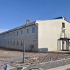 Easy moveable type 40 feet container house wall cladding