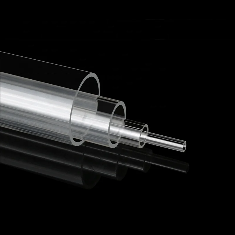 Personalizado Qualquer Tamanho De Plástico Transparente Tubo de Acrílico/PC Tubos/Tubo de PVC