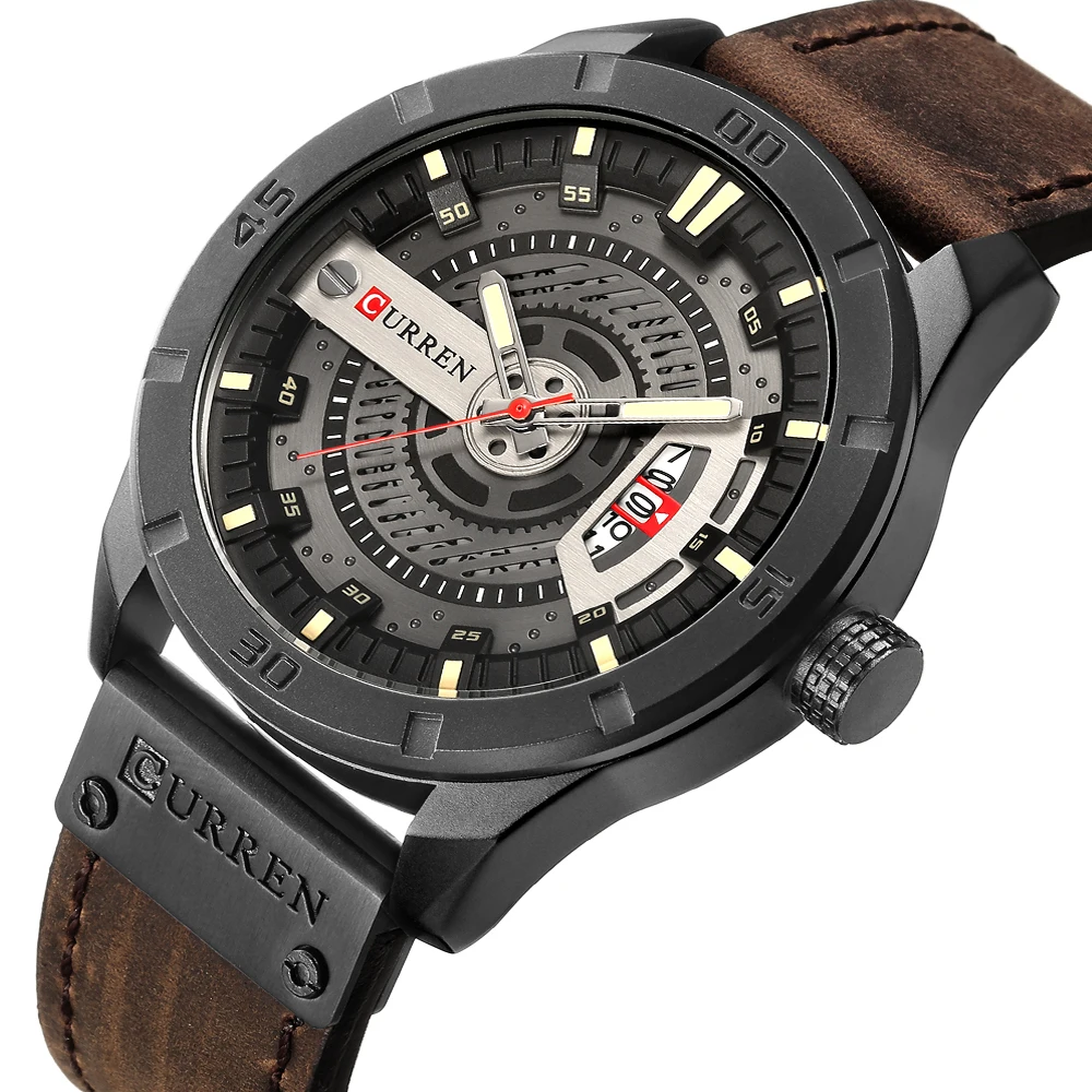 CURREN Men Military Sports Watches Men's Quartz Date Clock Man Casual Leather Wristwatches Relogio Masculino, 5 colors
CURREN Men Military Sports Watches Men's Quartz Date Clock Man Casual Leather Wristwatches Relogio Masculino, 5 colors