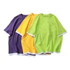Custom Logo Fashion Summer Short Sleeve T Shirt Printing Blank Round Neck T-Shirt Men 100% Cotton