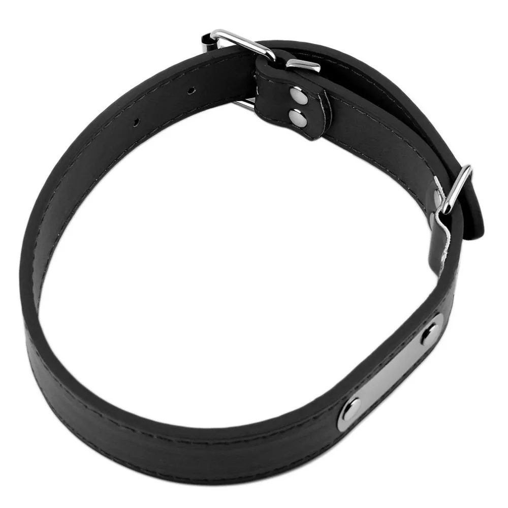 1 pcs PU Leather Dog Pet Cat Puppy Collar Neck Buckle Adjustable Safety Belt