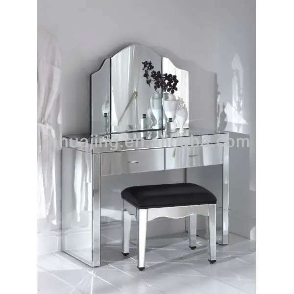 Tüm Aynalı Modern konsol masa 2 çekmeceli/Aynalı Tuvalet Masası/Koridor Masası