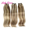 Lady Corner natural straight mixed color hair weave extensions