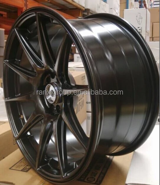 18 inch black and chrome rims