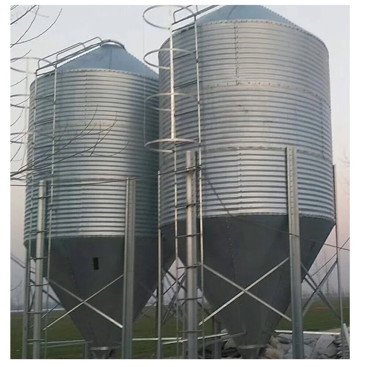 corn flour factory storage plant wheat silo