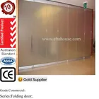 Door AS2047 Frameless Folding Glass Door Entrance Door Main Gate Design Office Partition