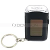 40mAh Emergency 50lm White Light Solar 2 LED Key Chain Torch