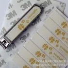 Custom OEM high quality clear 3D 3M protective decoration car door adhesive dome nail scissor Epoxy sticker