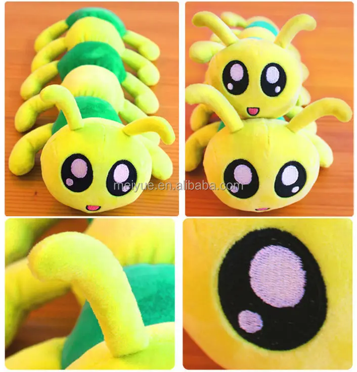 large plush caterpillar