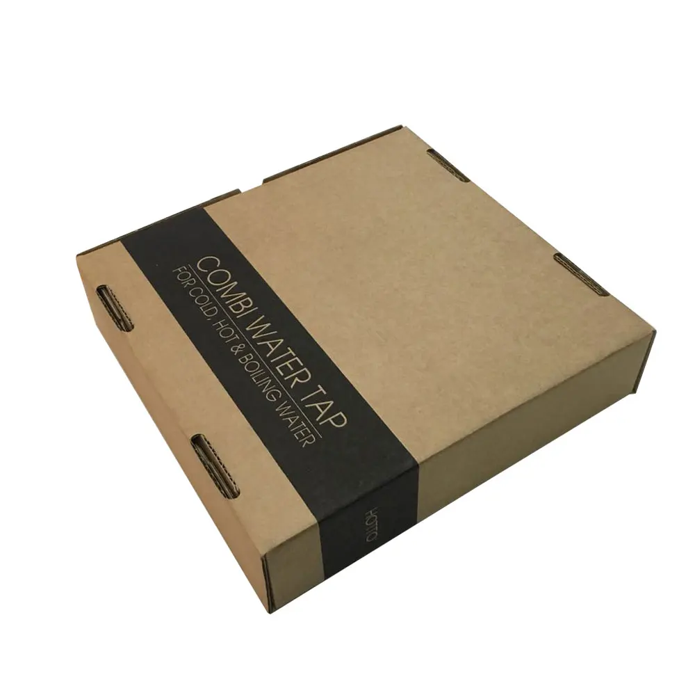 Custom printed corrugated wax paper shoe box for delivery