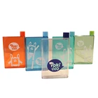 Cute kids plastic beverage 5A creative trend portable cup square paper sport water bottle