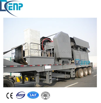 high quality Denp portable Mobile Jaw Crusher use to aggregate quarry