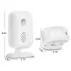 36 Ringtones Chime 5in1 Wireless Welcome Doorbell Burglar Alarm with PIR Motion Sensor