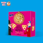 Wholesale salty flavor biscuits delicious crispy flavor pizza biscuit BBQ flavor pizza biscuit cracker