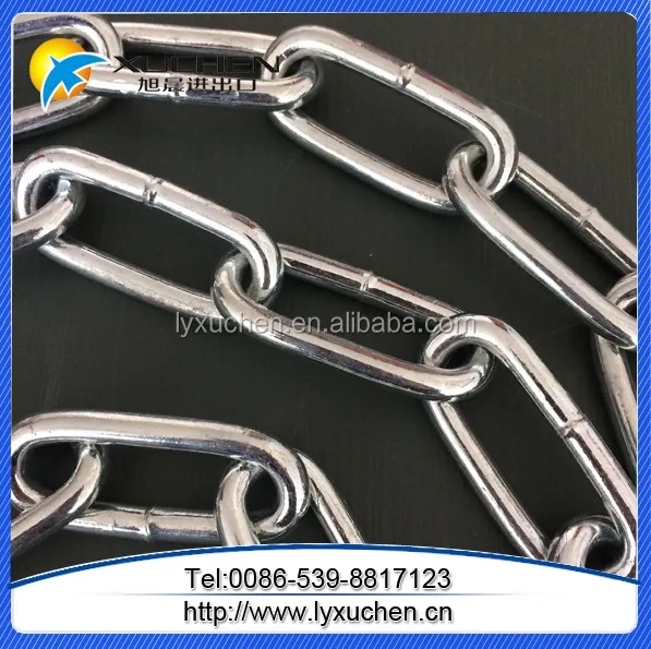 Ordinary Galvanized Mild Steel l<em></em>ink Chain For Protection.