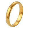 xuping jewelry wholesale 24k plated latest designs finger gold ring jewelry, wedding o-ring gold rings without stones