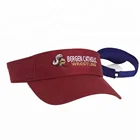 China custom made 100% Cotton running sports caps flower visors leather visor summer hat sun