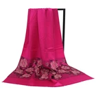Scarves shawls viscose acrylic importers in europe shine wool embroidery scarf