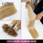 Long hair mixed 4/613 nano ring indian brazilian remy hair extension