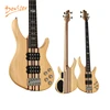 Wholesale price 4 strings wooden bass guitar body maple/bass guitar 4 string music instrument