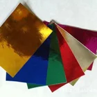 glossy colored metallized packing board paper