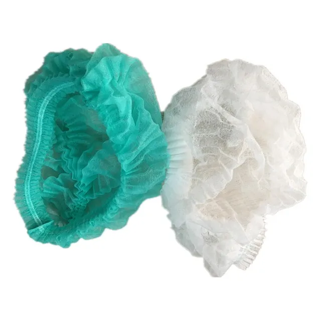 Cheap PP Nonwoven Clip Caps Disposable Colored Hair Nets
